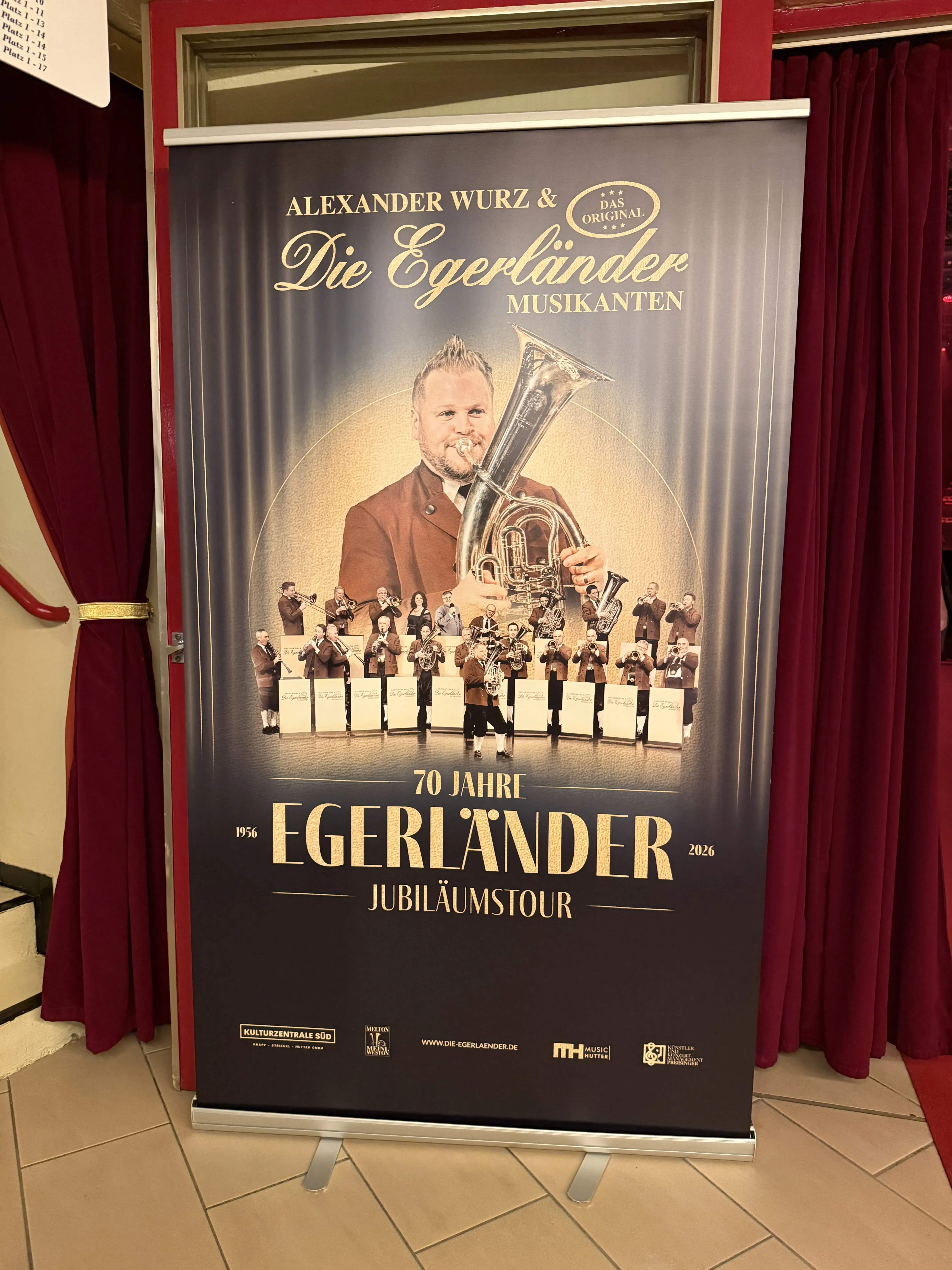 Stabübergabe bei den Egerländer Musikanten