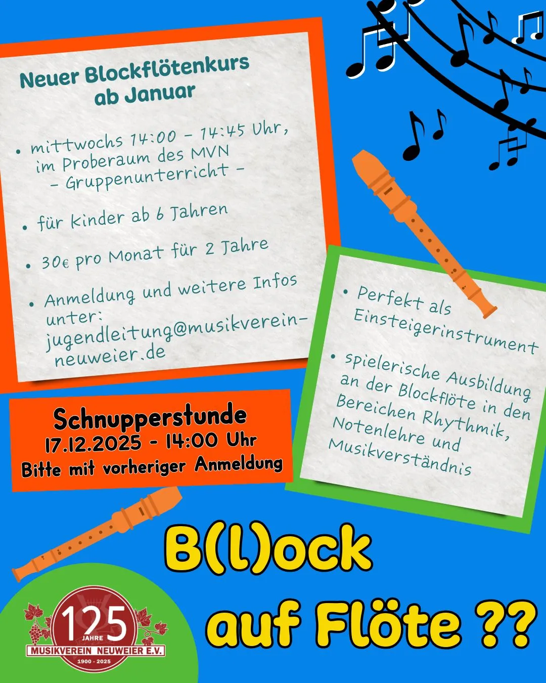 2026 Blockflotenkurs